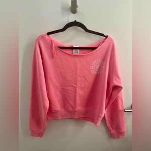 PINK Everyday Lounge Off the Shoulder Sweatshirt